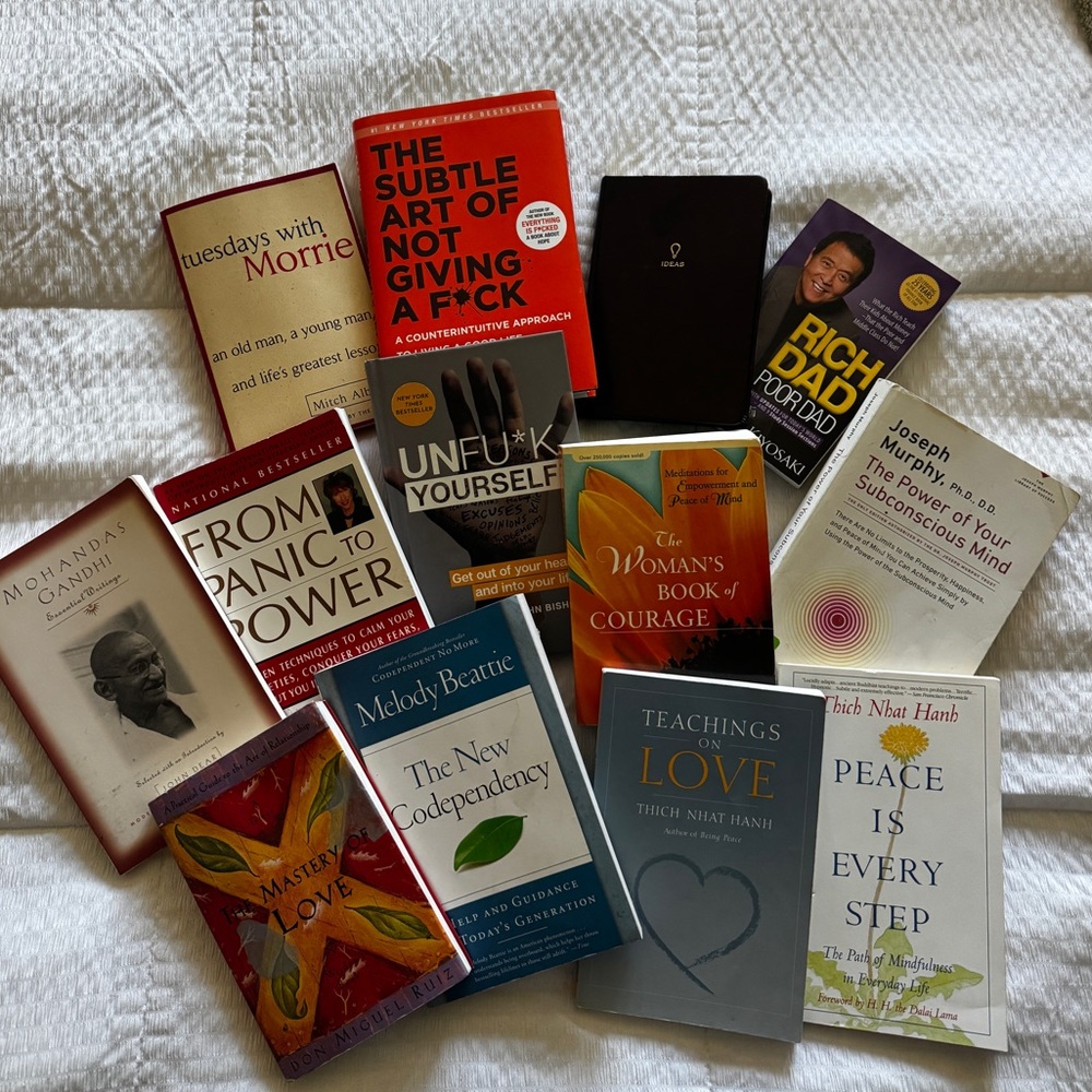 Assorted Self-Help & Motivational Books — $4 Each — Great Stocking Stuffers